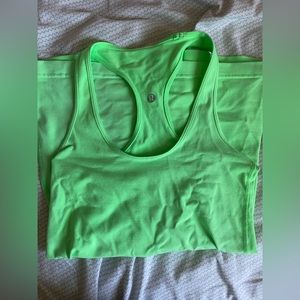Lululemon lime green tank top! Size 2